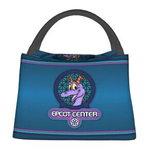 EPCOT Figment Insulated Lunch Bag Blue Background One Little Spark Retro NEW